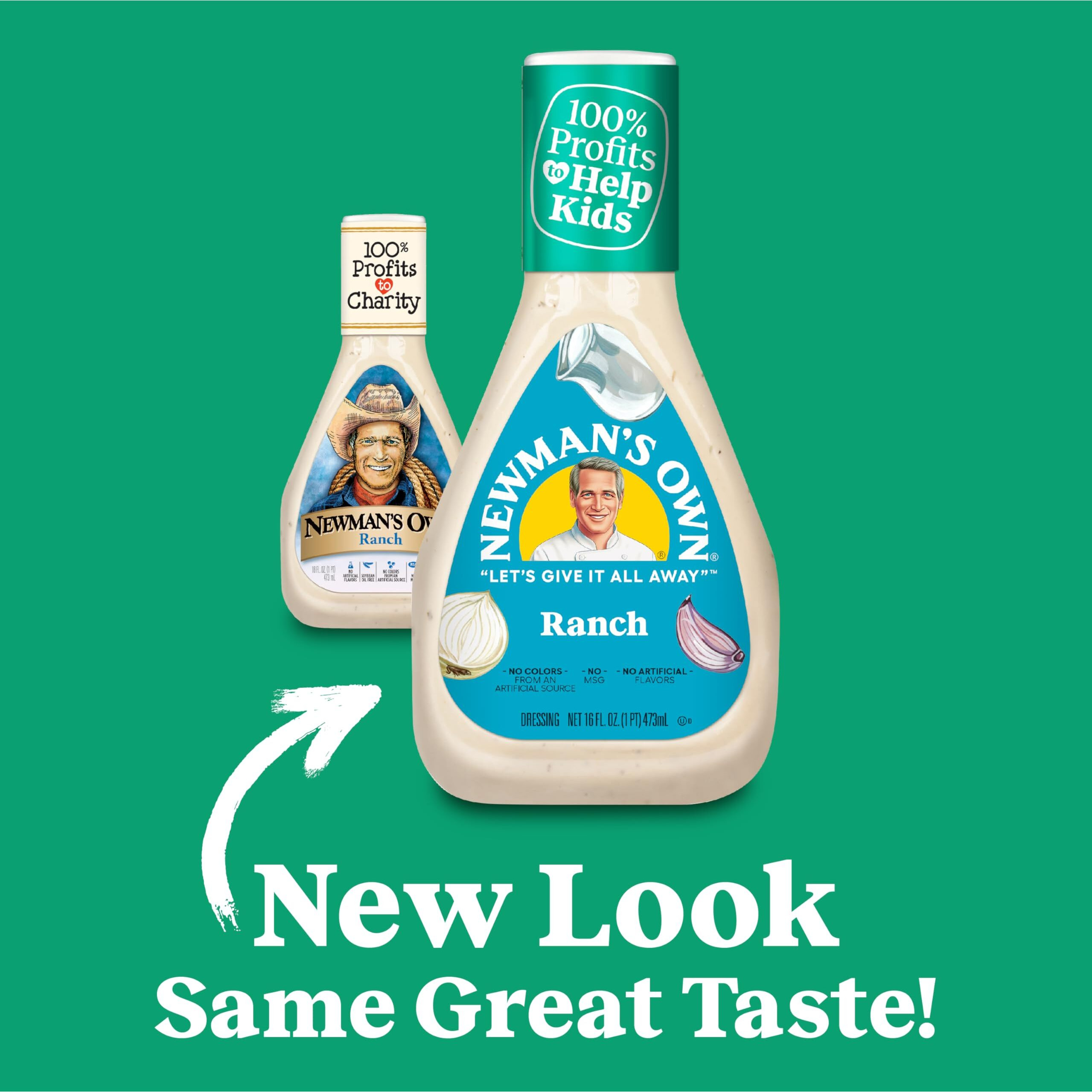 Newman's Own Dressing, Ranch, 16 Fl Oz