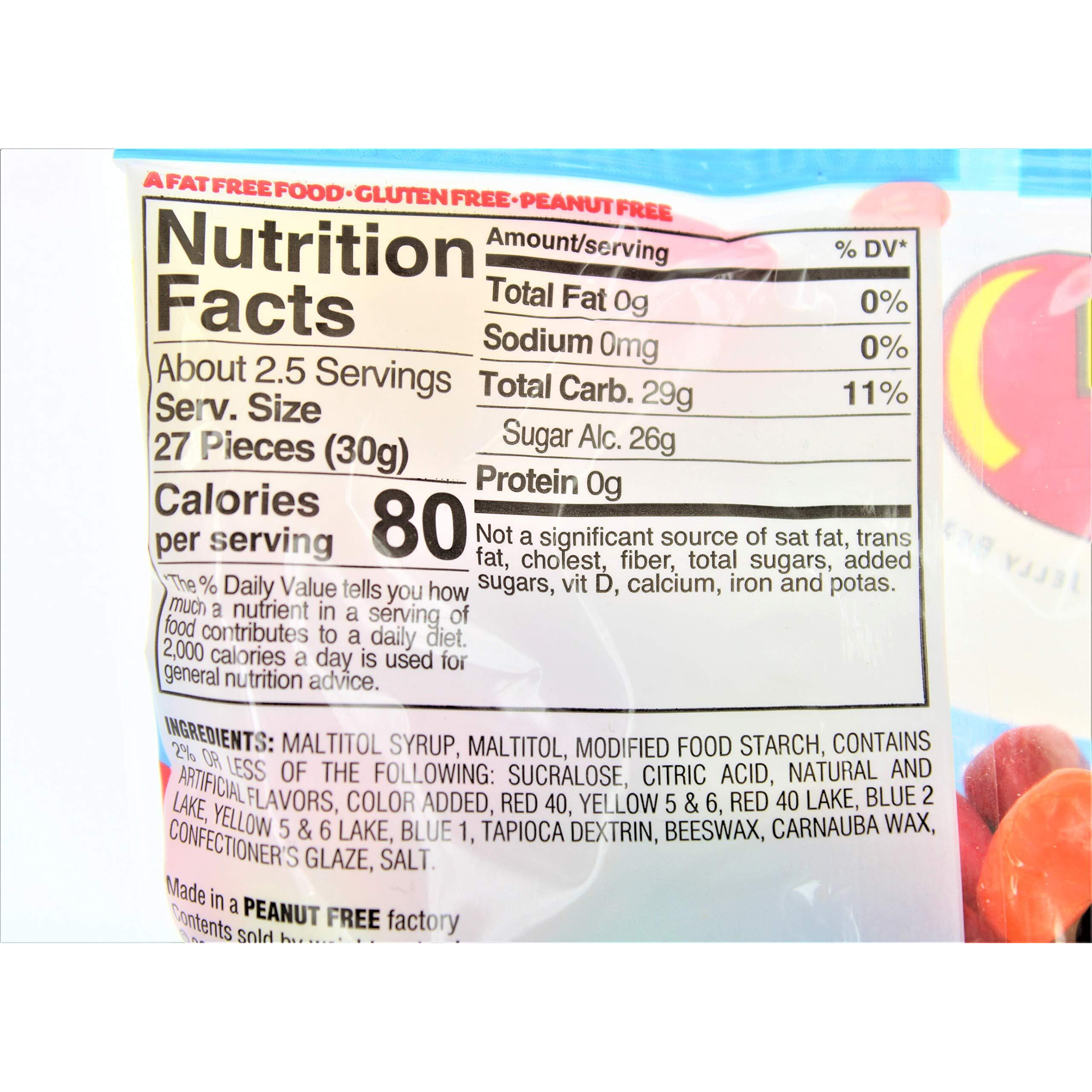 Jelly Belly Sugar Free Assorted Flavor Jelly Beans 2.8 Oz Bag (3 Pack)