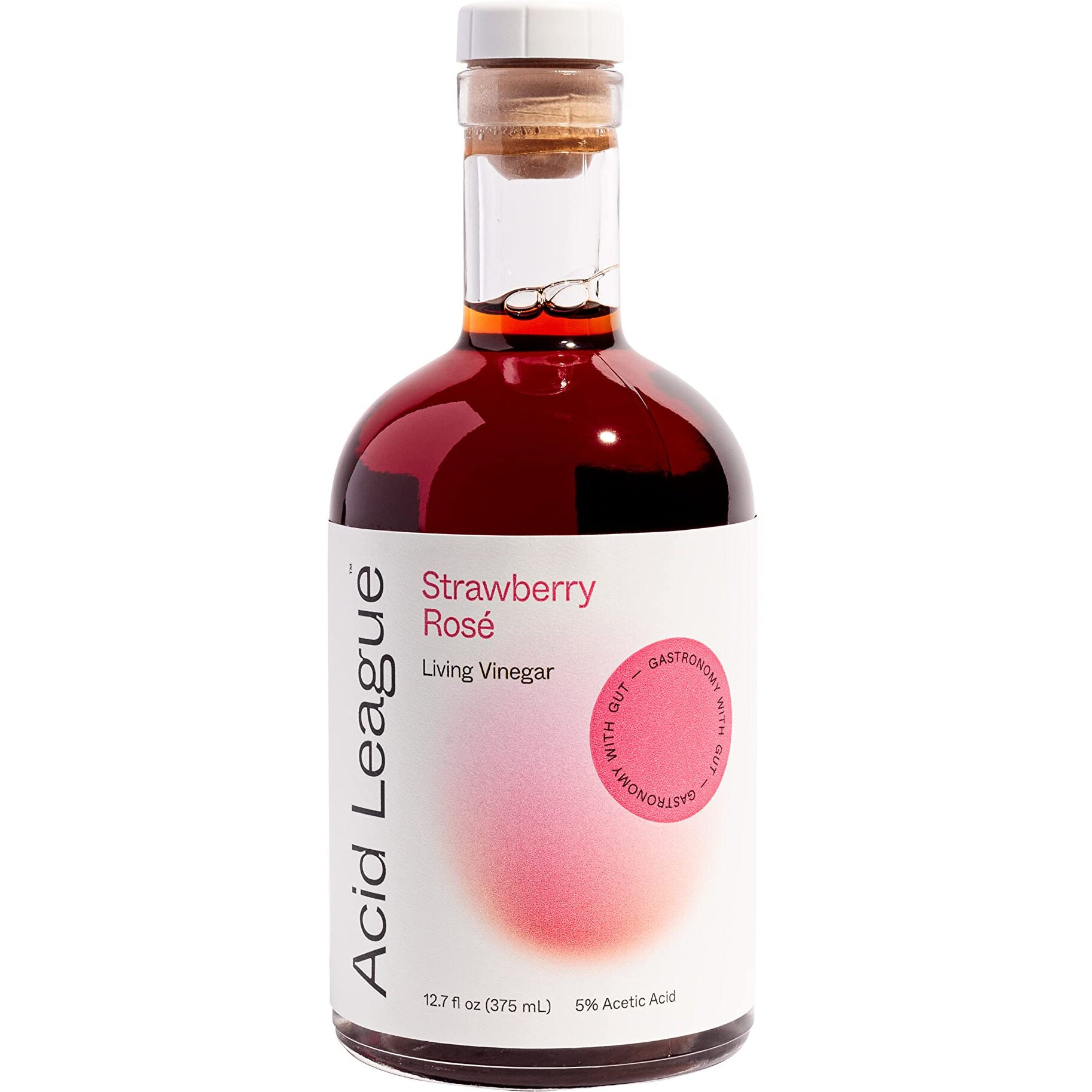 Acid League Strawberry Ros   Living Vinegar, 12.7 Fl Oz