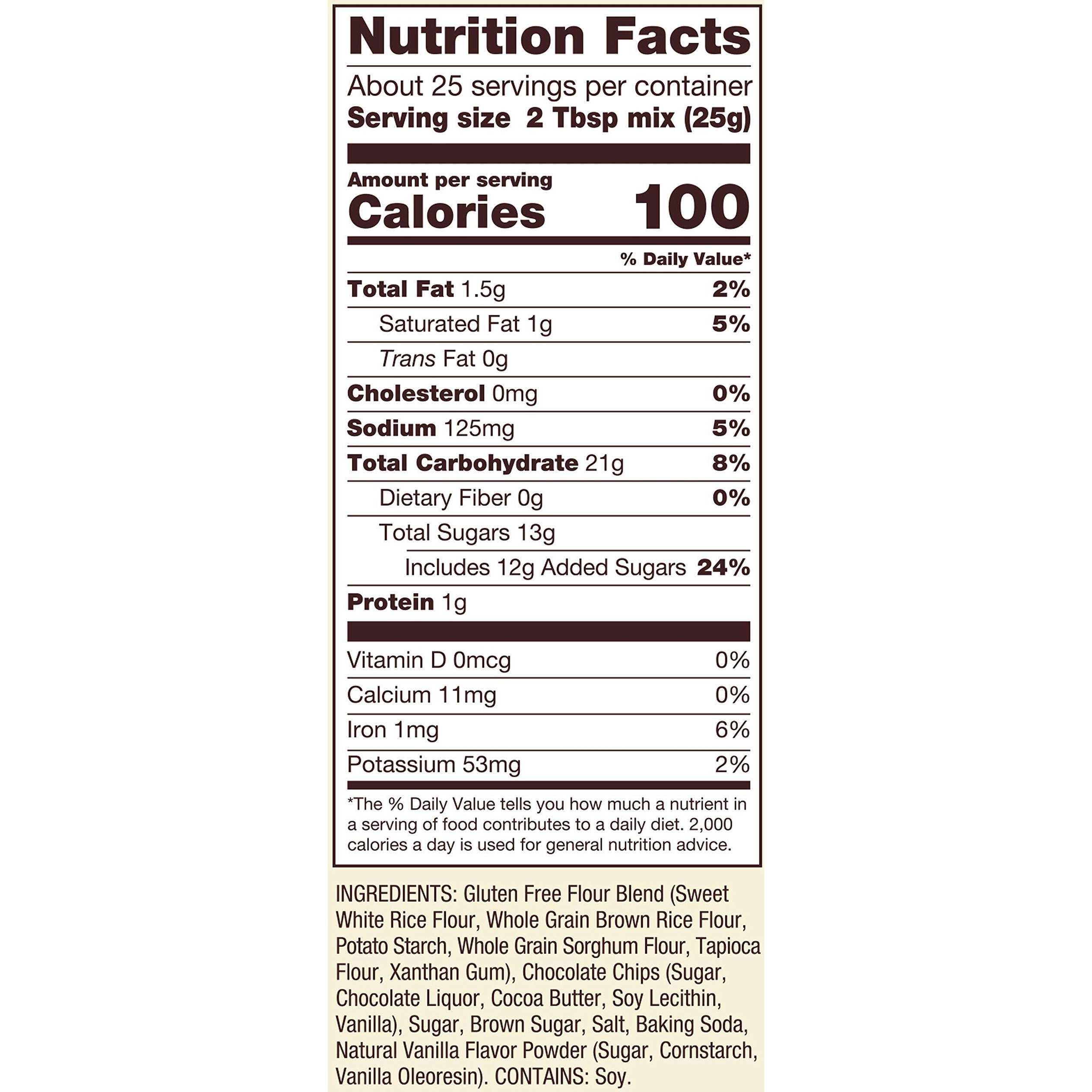 Bob's Red Mill Cookie Mix, Gluten Free Chocolate Chip, 22 Oz