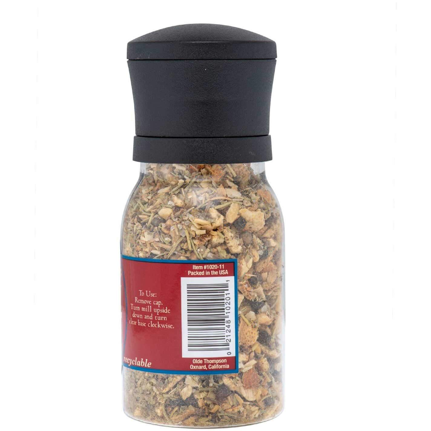Olde Thompson Chicken Grilling Seasoning Grinder, Rosemary Spice Blend With A Hint Of Citrus, 3.75 Ounce