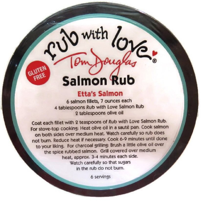 Rub With Love By Tom Douglas (Salmon, 3.5 Oz - 2 Jars)