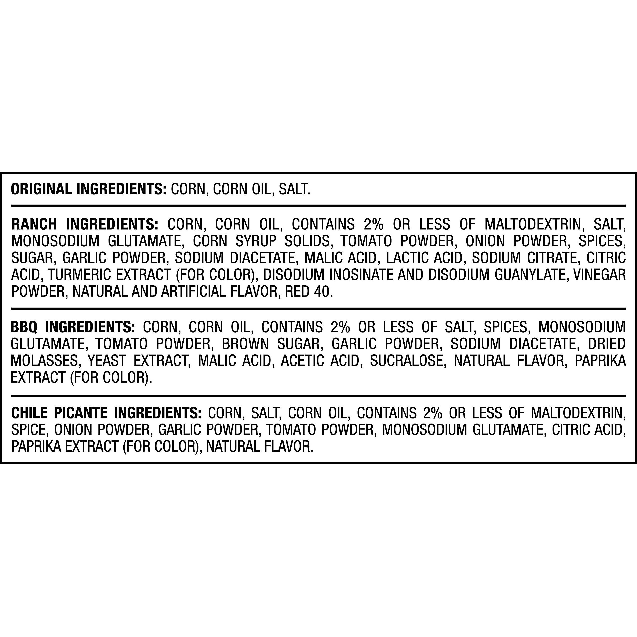 Corn Nuts Variety Pack, Crunchy Corn Kernels, Snack Box, Individual Packs, Snacks For Adults, Original, Ranch, Bbq, Chile Picante Con Limon, 1Oz. (Pack Of 12)