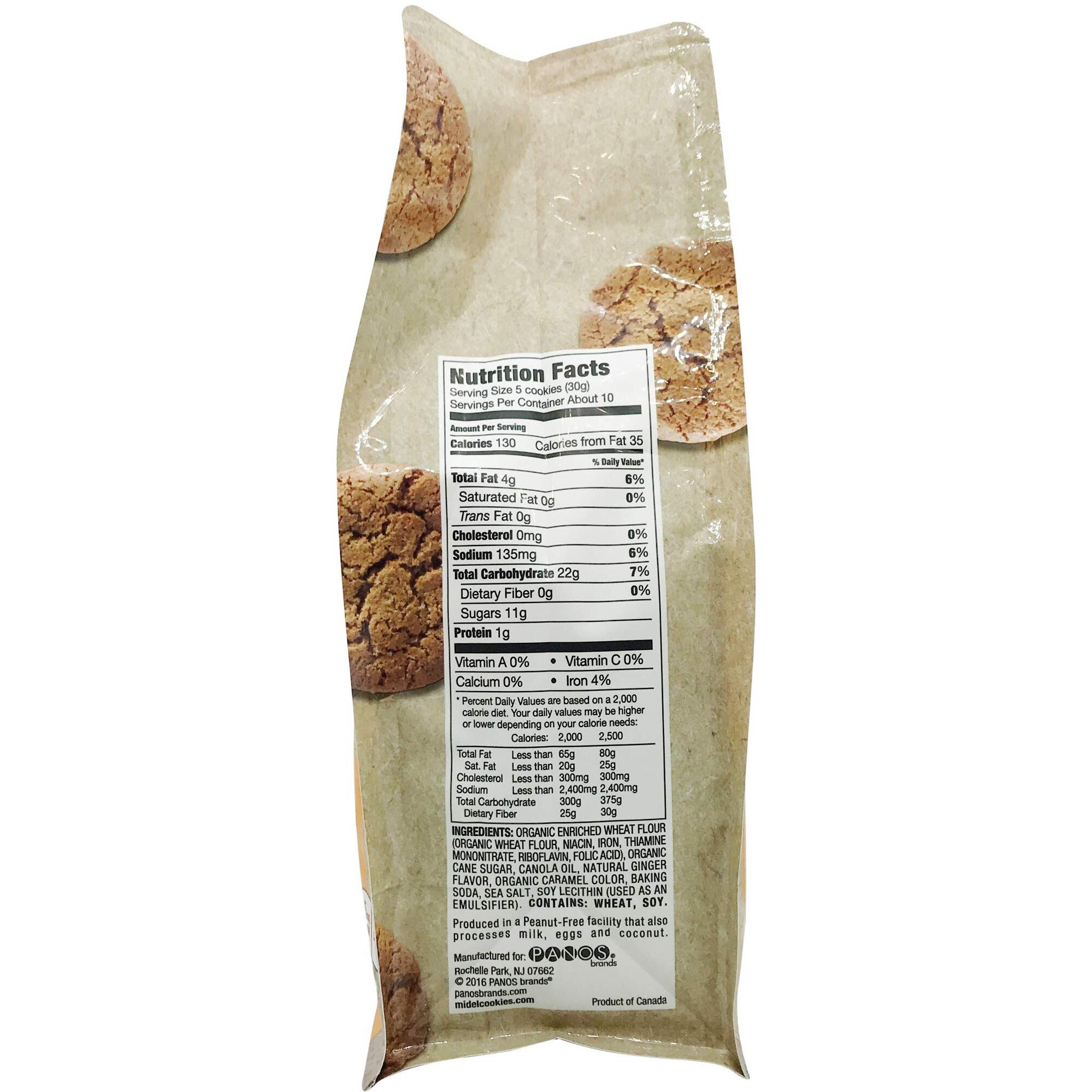 Mi-Del Cookies Ginger Flavored Snaps - Non Gmo Certified, 0G Trans Fat Swedish Ginger Snaps Cookies Old Fashioned (Pack Of 1)