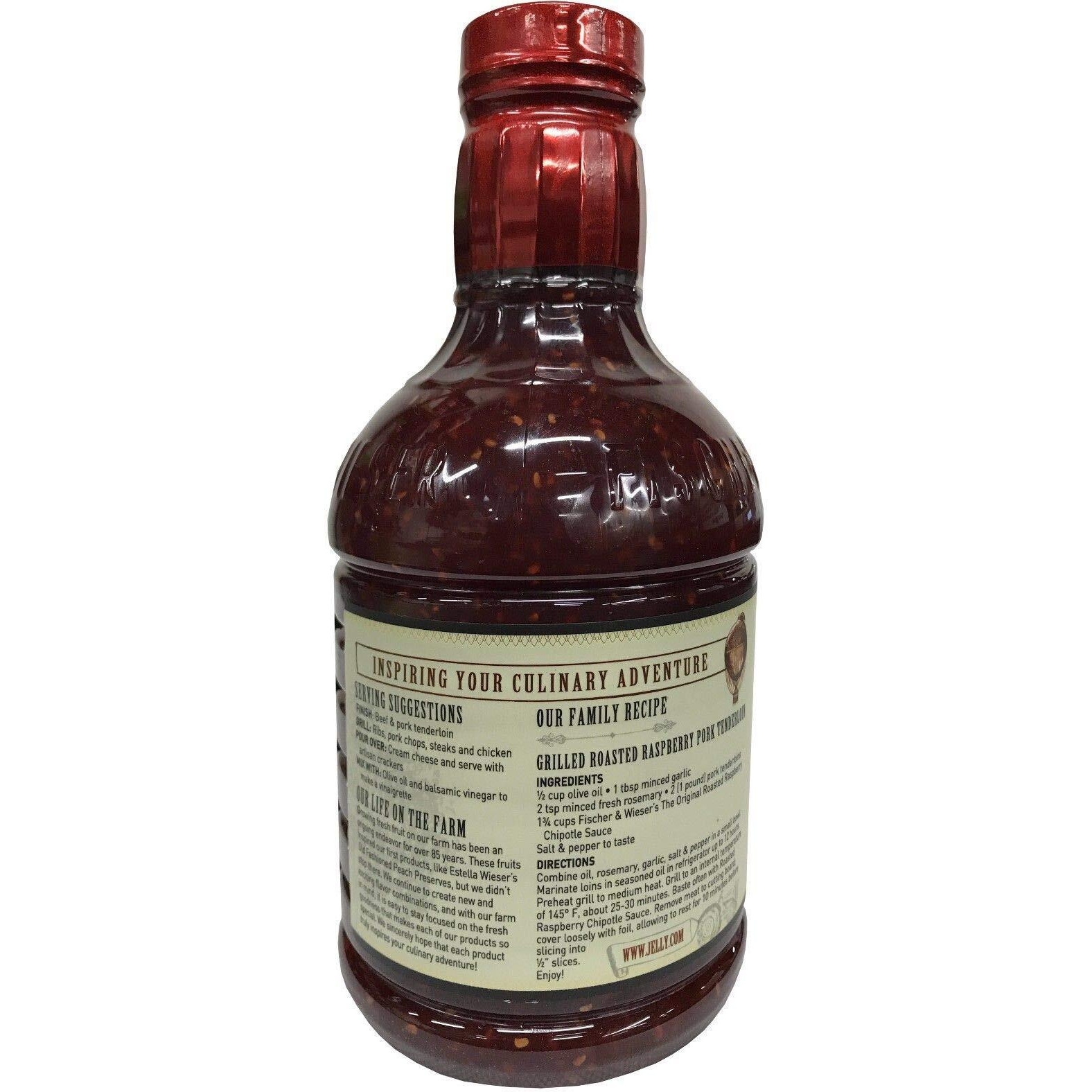 Fischer And Wieser Razzpotle Roasted Raspberry Chipotle Sauce, 40-Ounce Bottle
