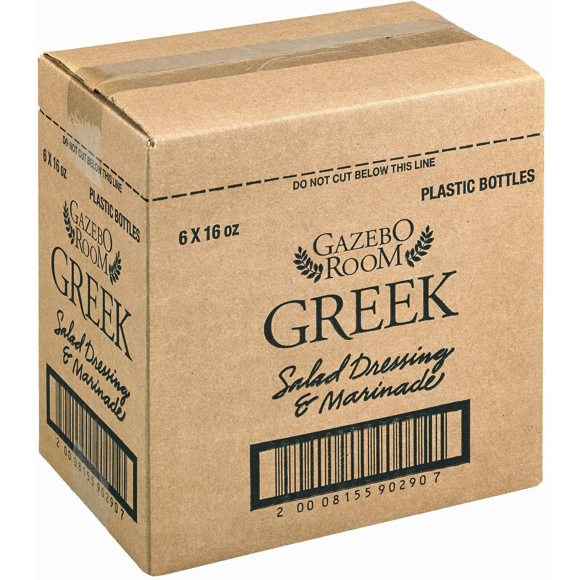 Gazebo Room Greek Salad Dressing And Marinade 16 Oz (6 Pack)