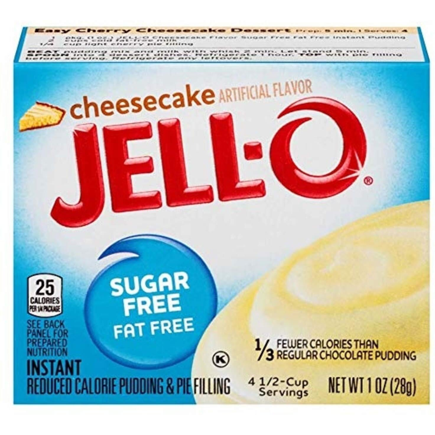 Jell-O Cheesecake Sugar Free Pudding & Pie Filling (3-Pack)