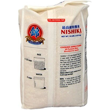 Nishiki Premium Sushi Rice, 10Lbs