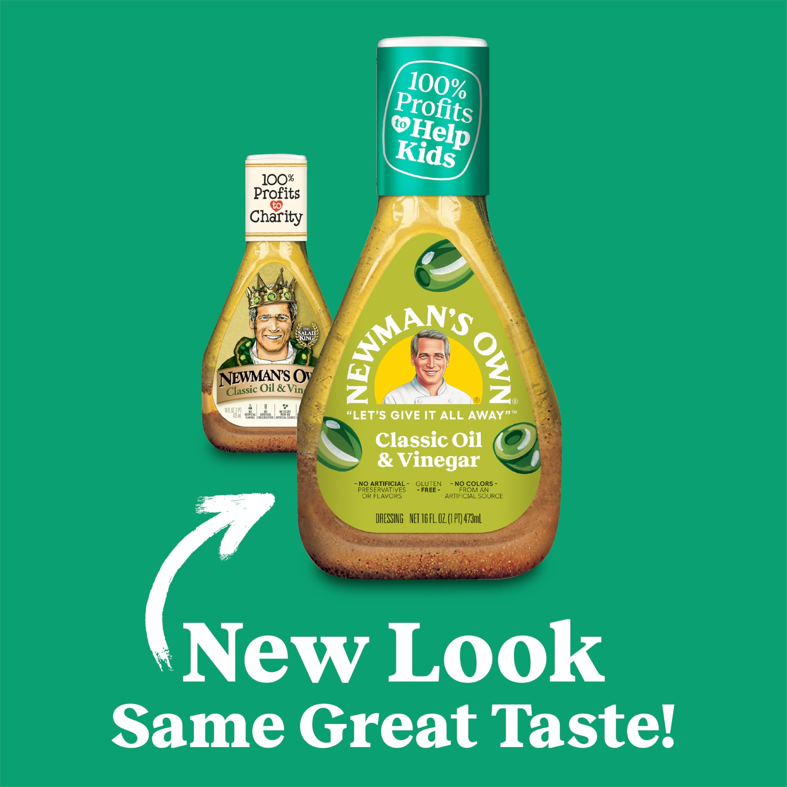 Newman's Own Dressing, Olive Oil & Vinegar, 16 Oz