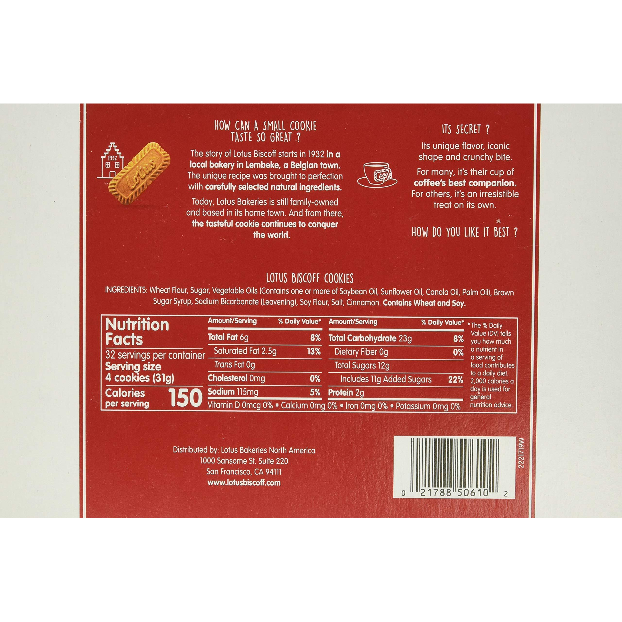 Lotus Biscoff Four Family Packs In One Box, 35.2 Ounce