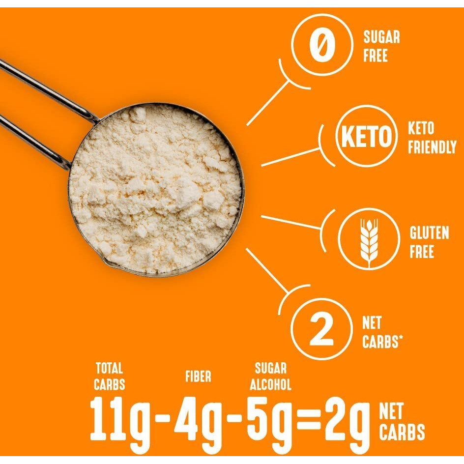 Lakanto Peanut Butter Powder - Sweetened With Monk Fruit Sweetener, 7G Protein, Powdered Pb From Roasted Peanuts, 3G Net Carbs, Keto, Vegan, Gluten Free, Smoothies, Sauces, Baking (8.5 Oz)