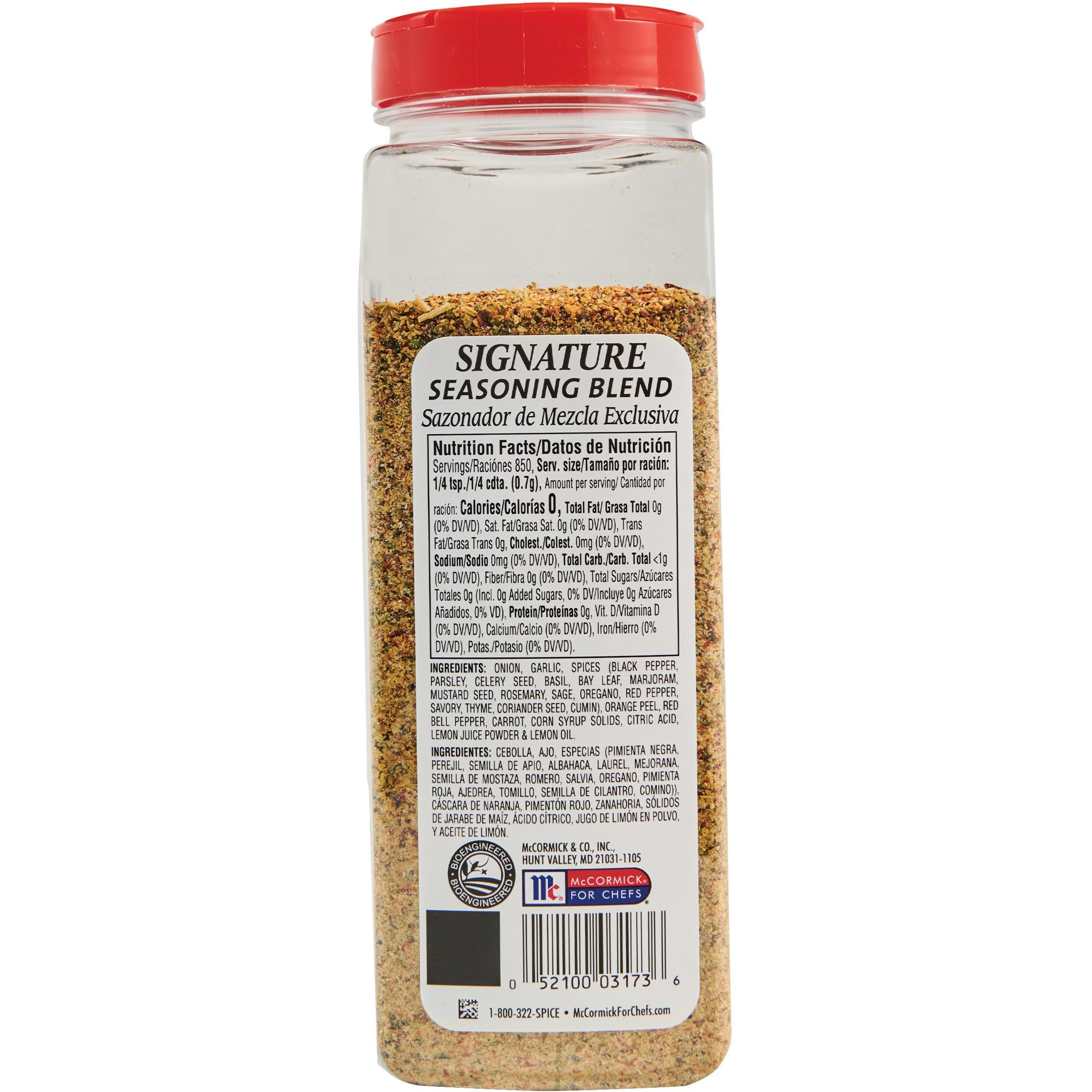 Mccormick Perfect Pinch Signature Seasoning, 21 Oz - One 21 Ounce Container Of Signature Seasoning Blend Made With 14 Premium Herbs And Spices