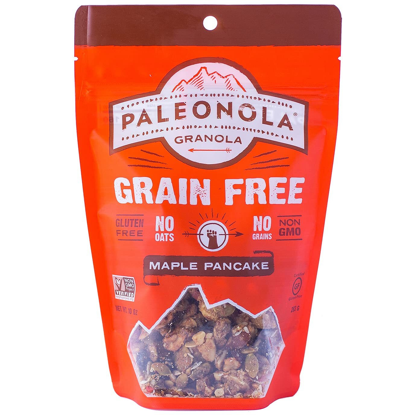 Paleonola - Grain Free Granola Maple Pancake Flavor - Non-Gmo, Grain, Soy, Gluten, Dairy Free - Low Carb Protein Snack For A Healthy Breakfast