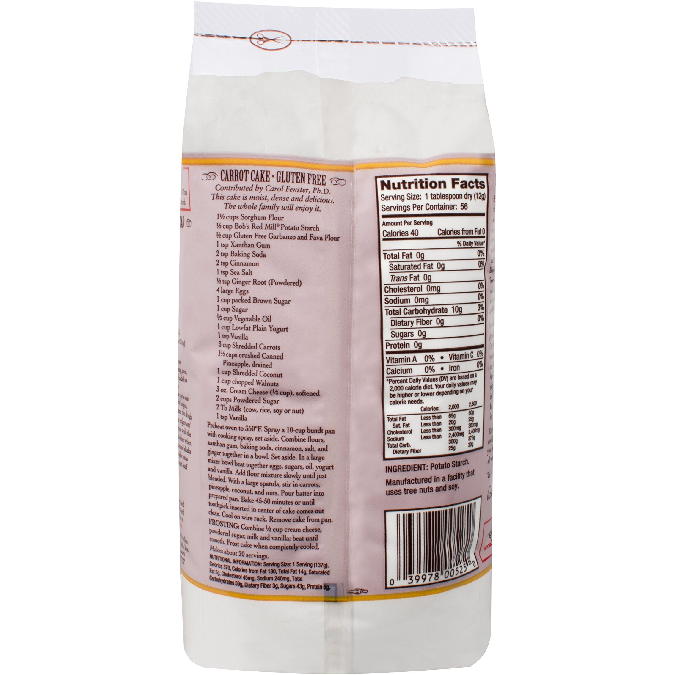 Bob's Red Mill, Potato Starch, 22 Ounce