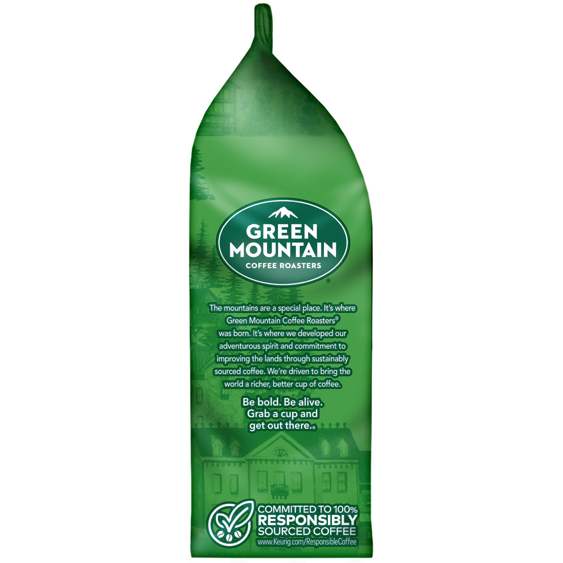 Green Mountain Coffee Roasters, French Roast, Ground Coffee, Dark Roast, Bagged 12Oz.