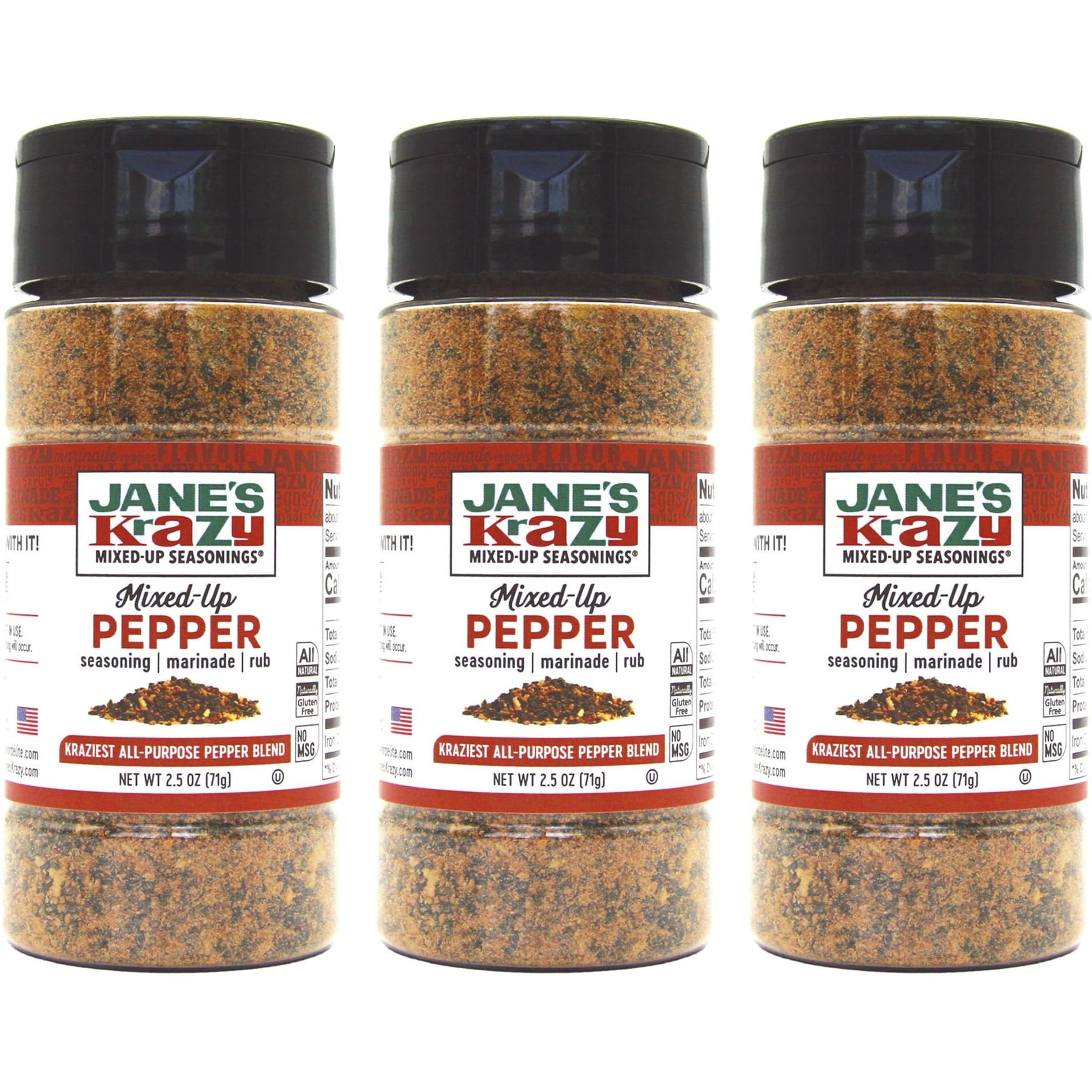 Janes Krazy Mixed Up Pepper, 2.5 Oz (Pack Of 3)
