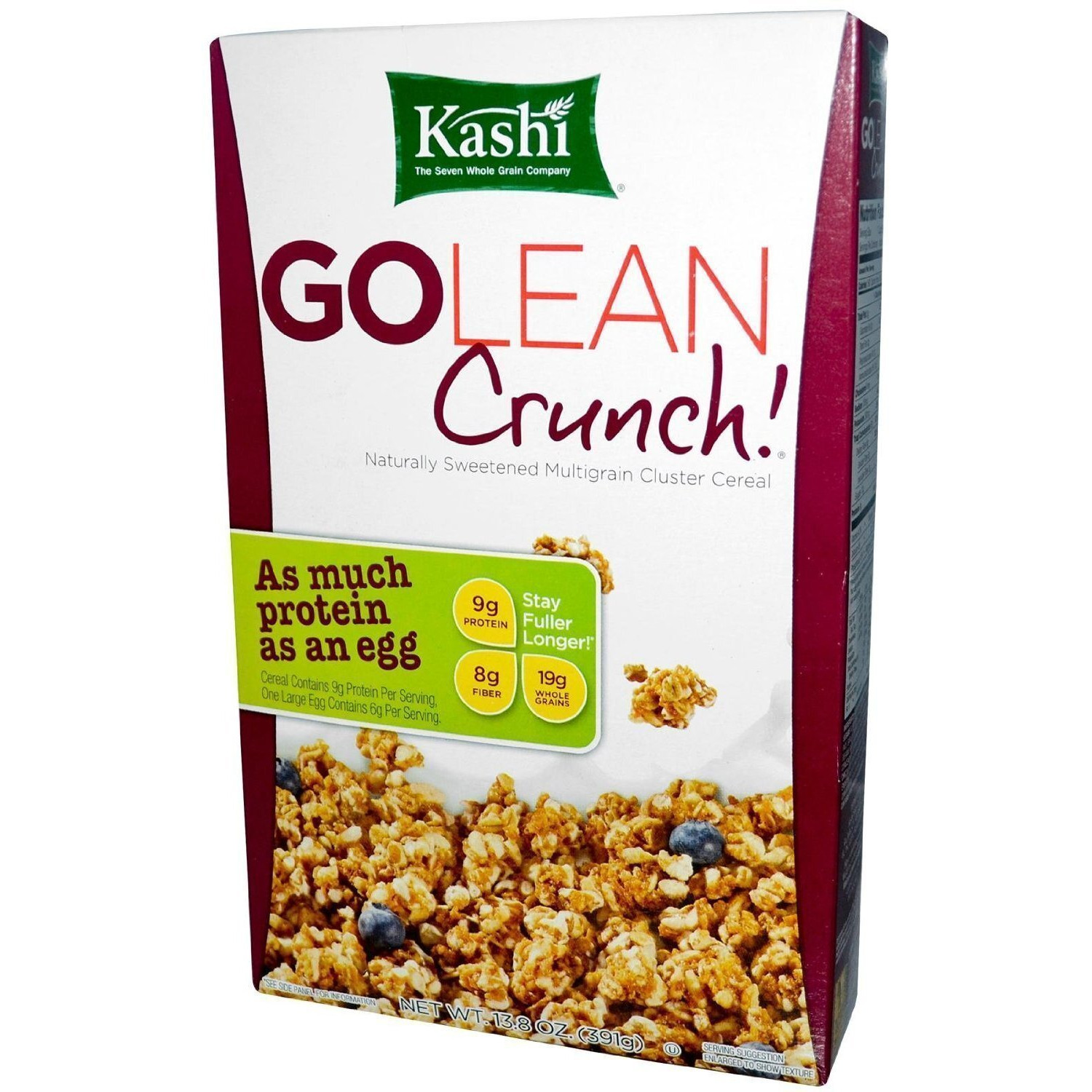 Kashi Go Lean Crunch Cereal , 13.8 Ounces (Pack Of 4)