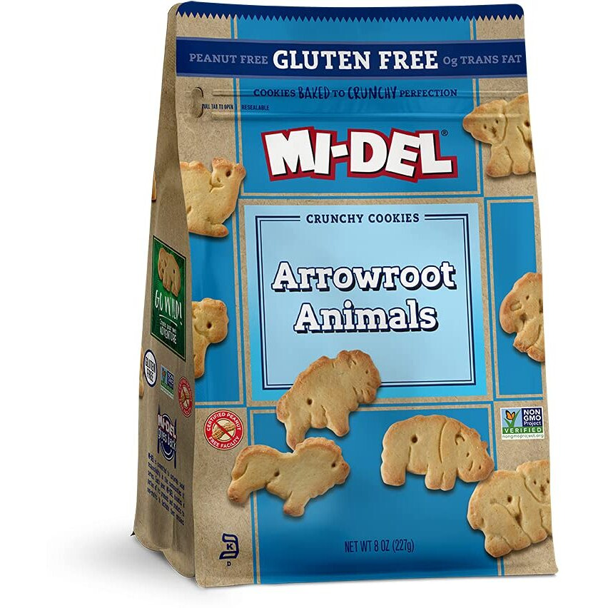 Mi-Del Gluten Free Animal Crackers - Non Gmo Certified, 0G Trans Fat Gluten Free Cookies (Pack Of 1)