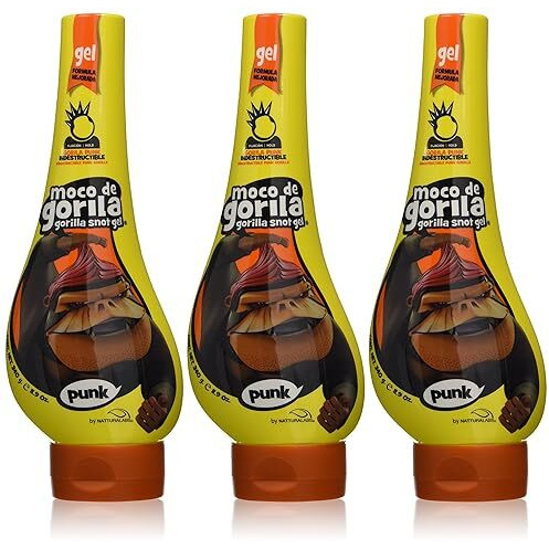 Moco De Gorila Punk Extreme Hold Gel, 11.9 Oz (Pack Of 3)