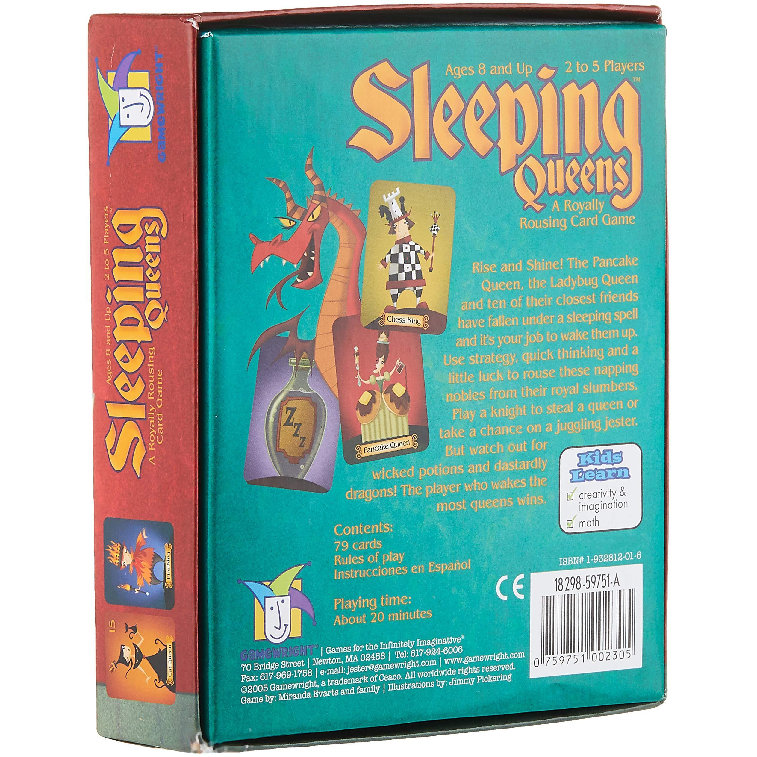 Sleeping Queens Fun Card Game For Kids And Families. Great For Kids Aged 8+ And 2-5 Players, From Gamewright.