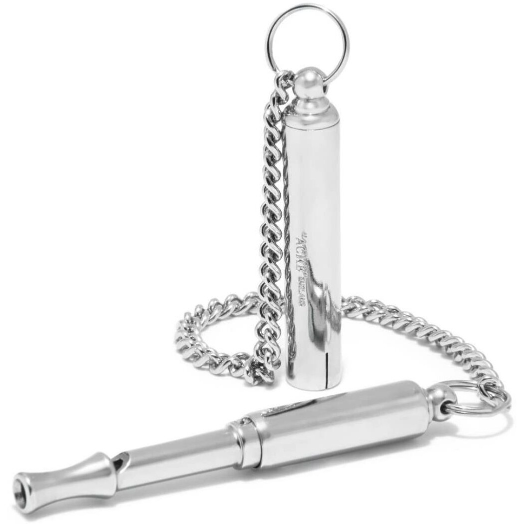 The Acme | Dog Training Whistle Number 535 | Good Sound Quality, Weather-Proof Whistles | Designed And Made In The Uk | Nickel Silver