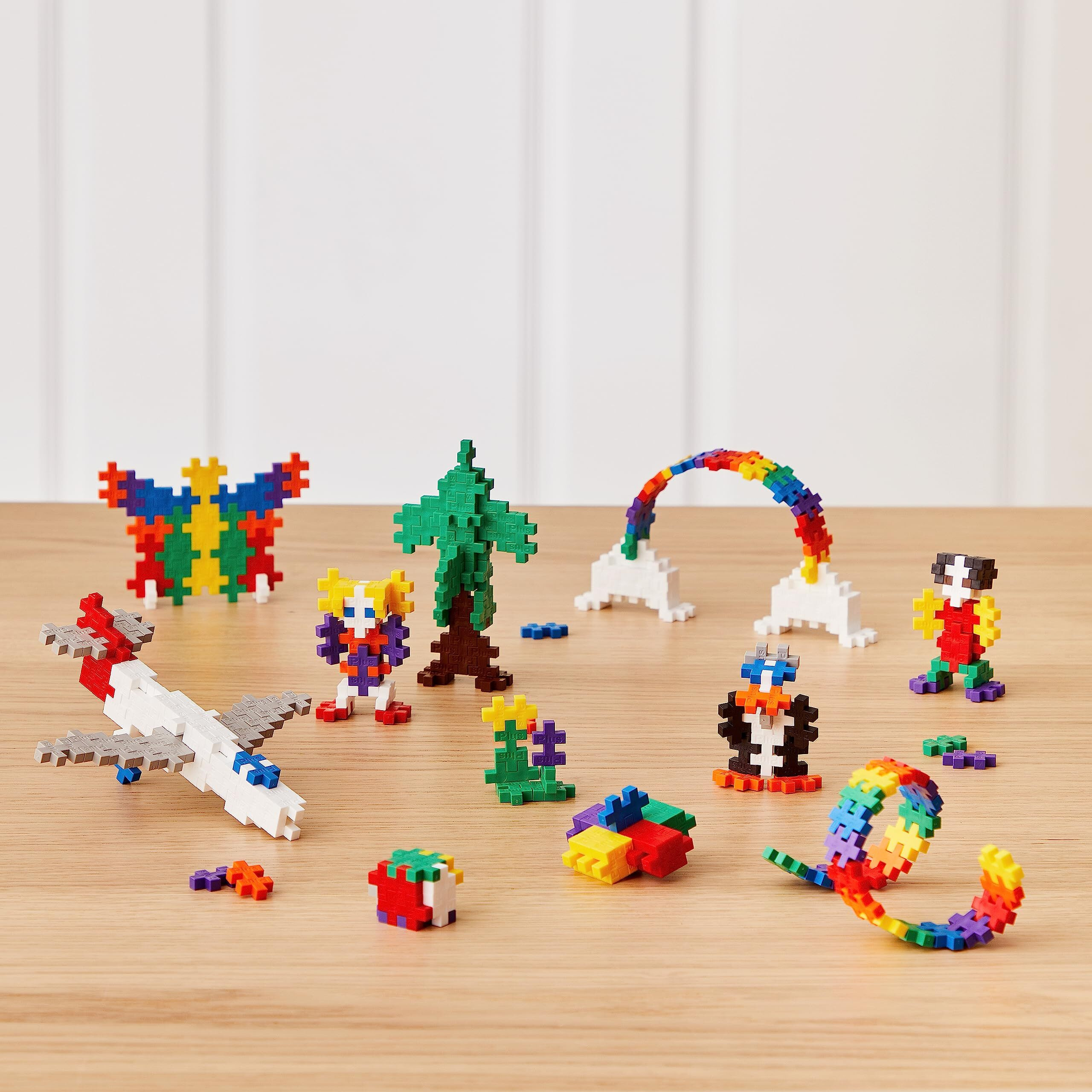 Plus Plus - Open Play Tube - 70 Piece Basic Color Mix - Construction Building Stem | Steam Toy, Interlocking Mini Puzzle Blocks For Kids