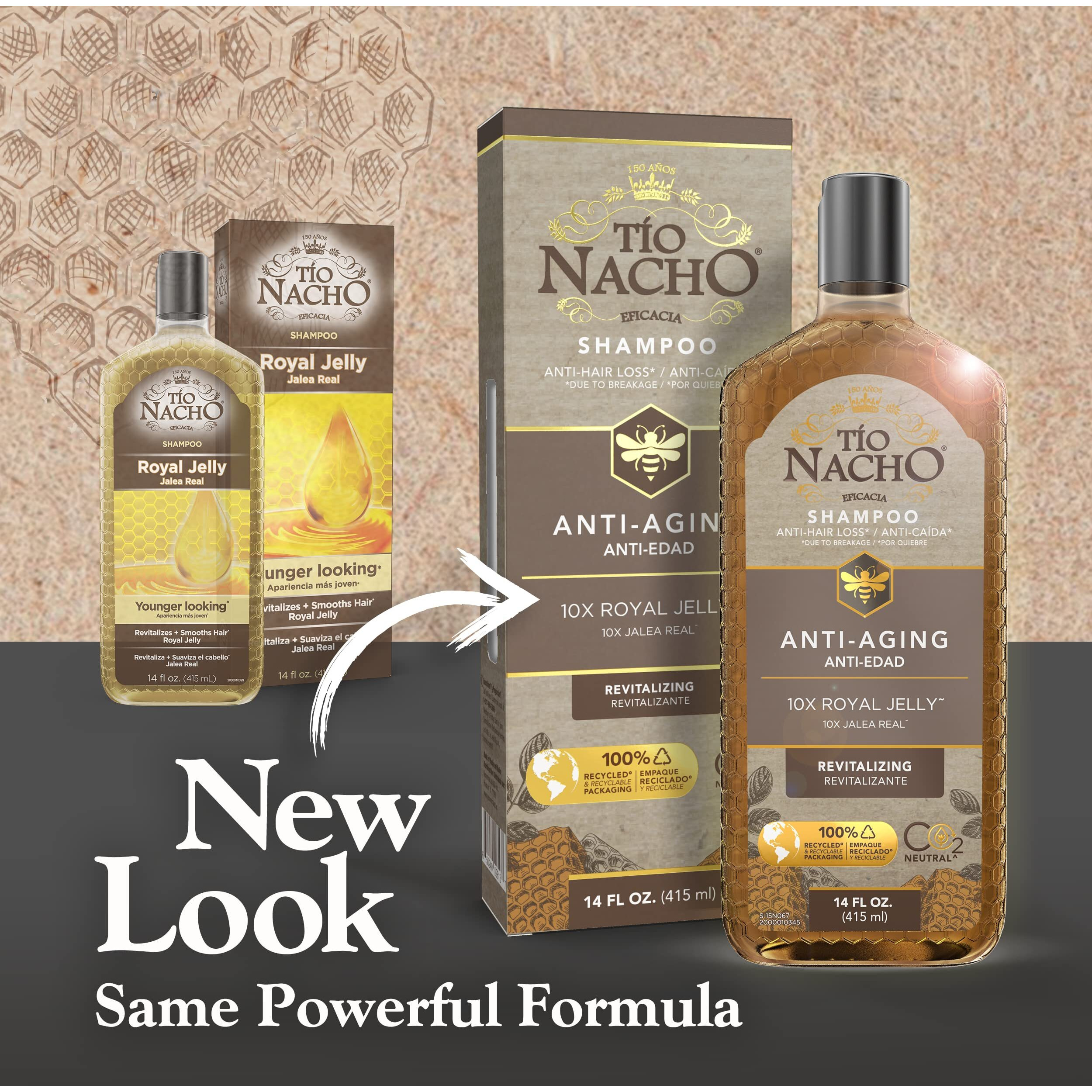 Tio Nacho Younger Looking Revitalizing Shampoo With Royal Jelly, 14 Ounces
