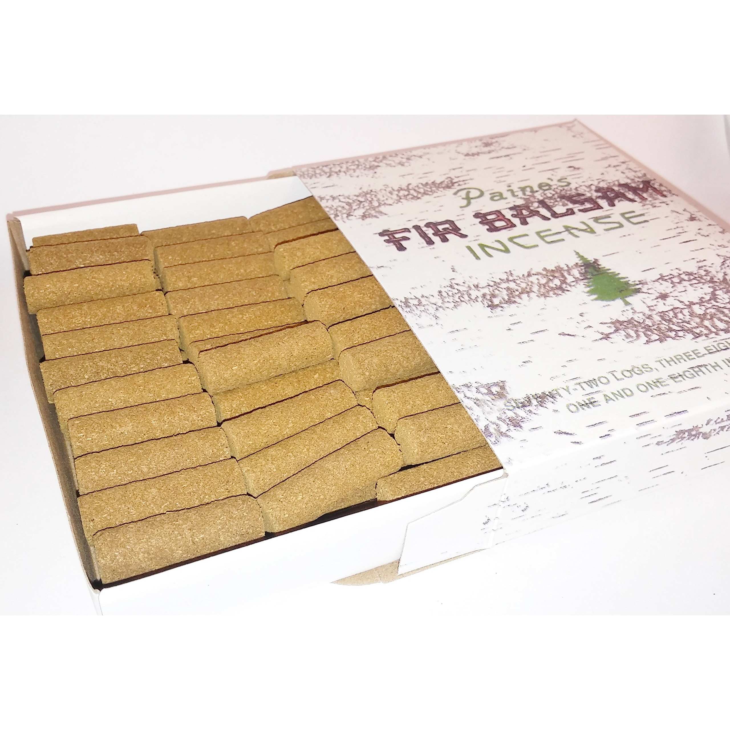 1 X 72 Balsam Logs - Paine's Fir Balsam Incense