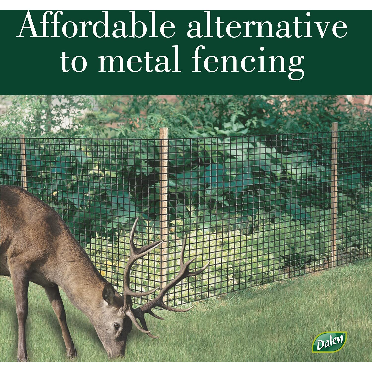 Dalen Deer X Protective Netting For Gardens And Landscapes - 7' X 100' - Strong And Durable 3/4" Polypropylene Mesh With Uv Inhibitors