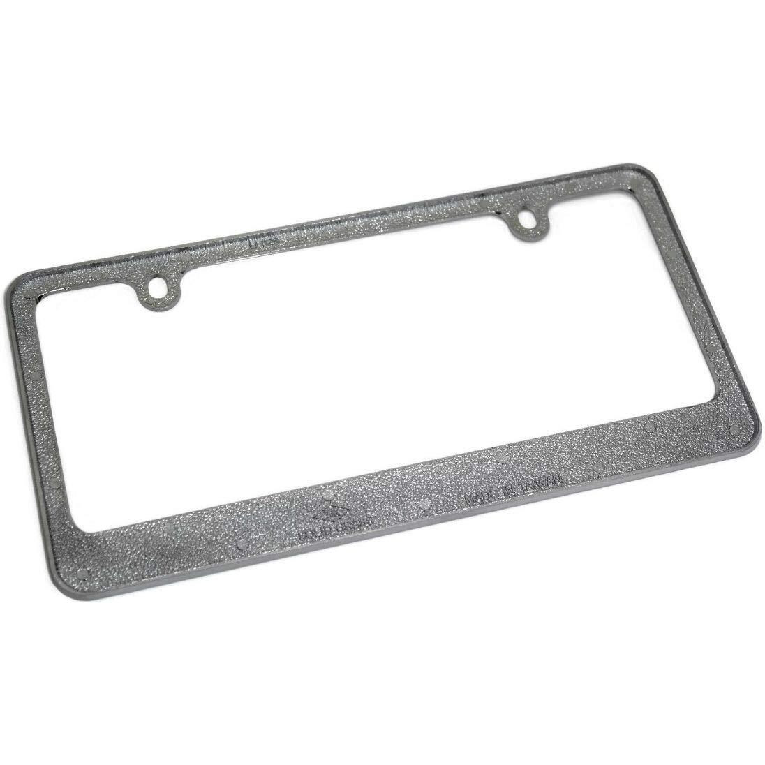 Cadillac Logo Chrome Solid Brass License Frame, Official Licensed