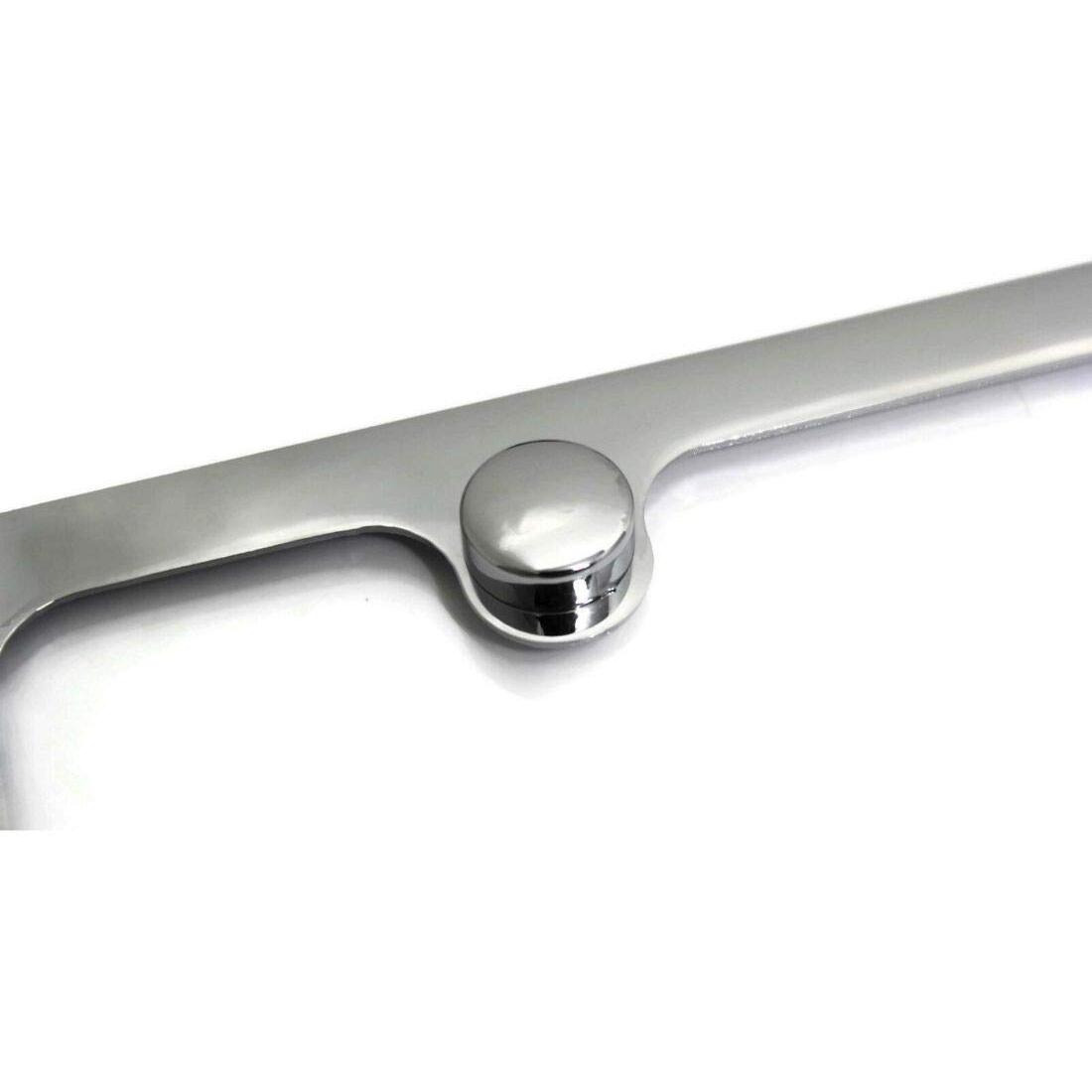 Cadillac Logo Chrome Solid Brass License Frame, Official Licensed