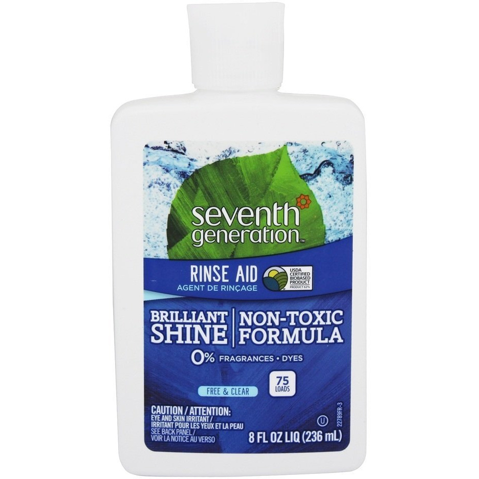 Seventh Generation Dishwasher Rinse Aid - 8 Oz - 2 Pk