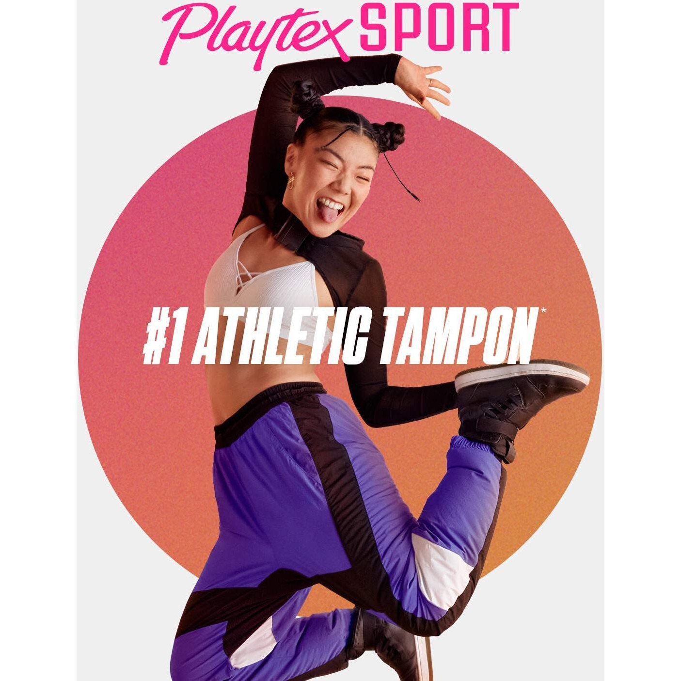Playtex Sport Tampons, Multipack (36Ct Regular/36Ct Super Absorbency), Fragrance-Free - 72Ct (2 Packs Of 36Ct)