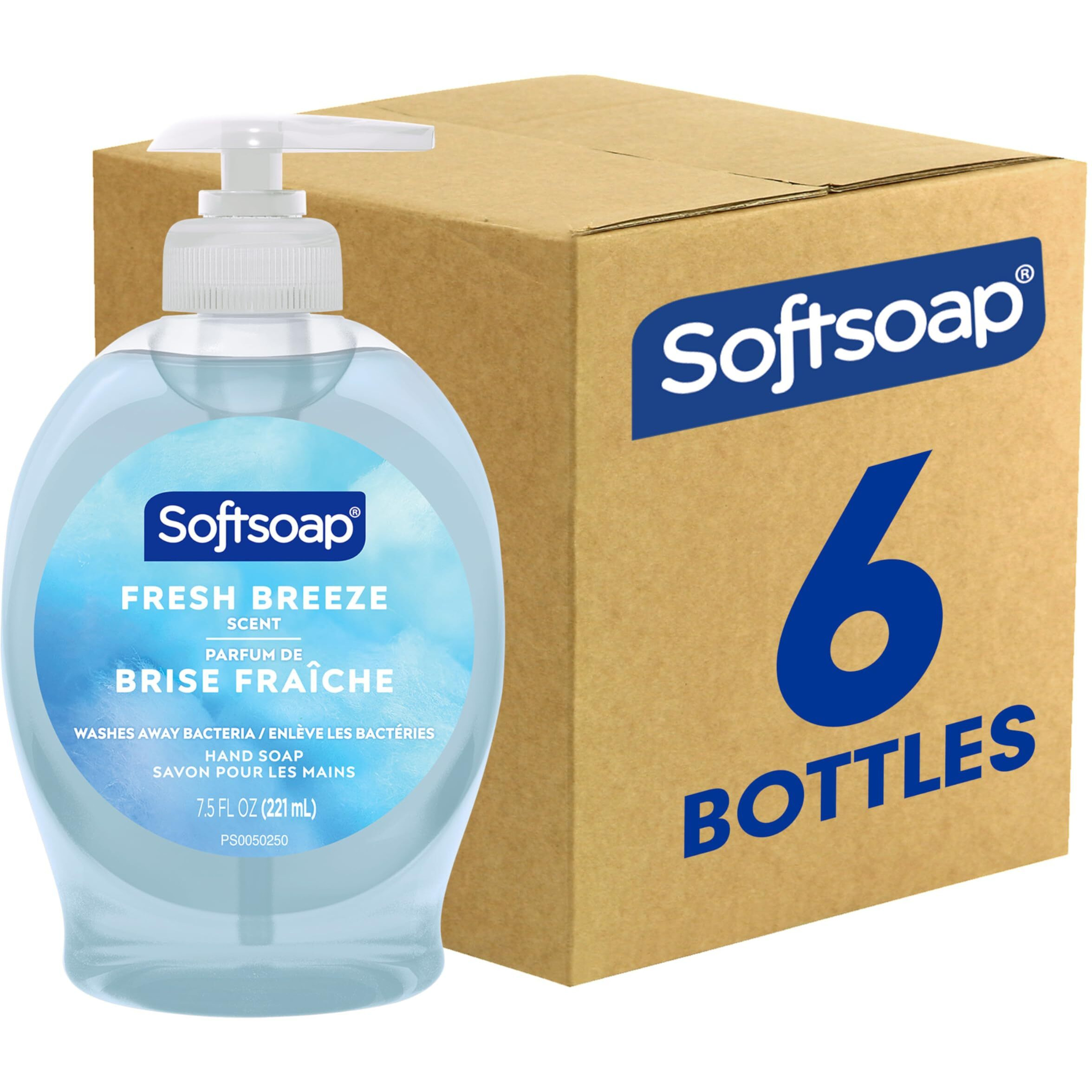 Softsoap Liquid Hand Soap, Fresh Breeze - 7.5 Fl Oz (Pack Of 6)