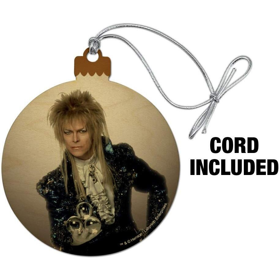 Graphics & More David Bowie As Jareth From The Labyrinth Wood Christmas Tree Holiday Ornament