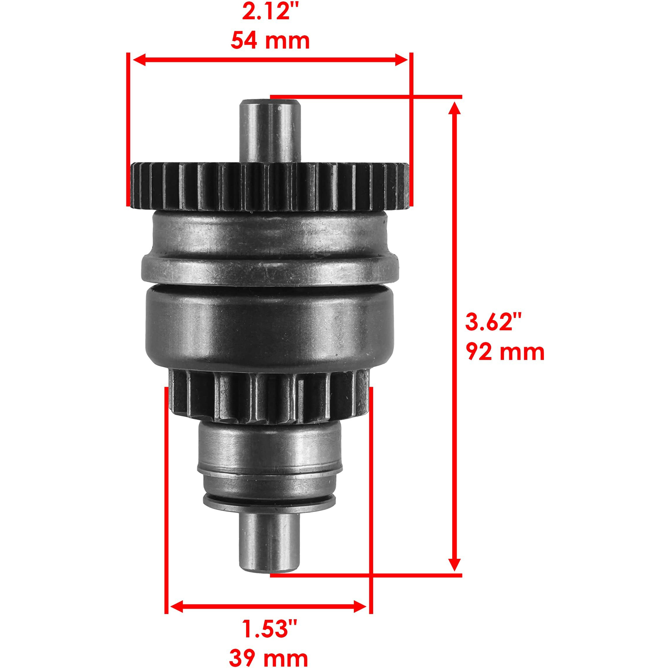 Caltric Starter & Drive Bendix Compatible With Polaris Trail Boss 250 300 350 1993-1999