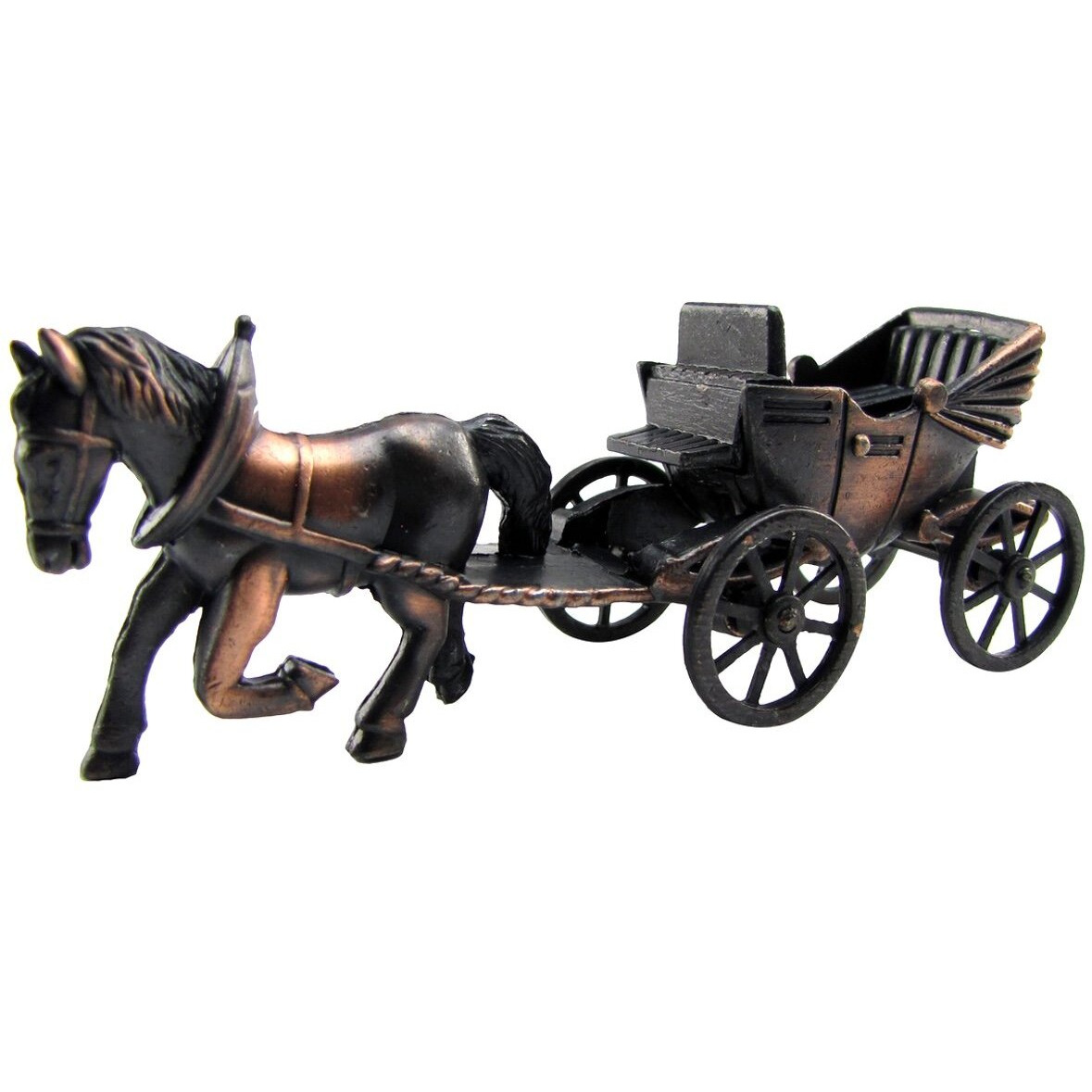 Tg,Llc Treasure Gurus Horse & Carriage Die Cast Toy Pencil Sharpener Miniature 148 O Train Scale Replica