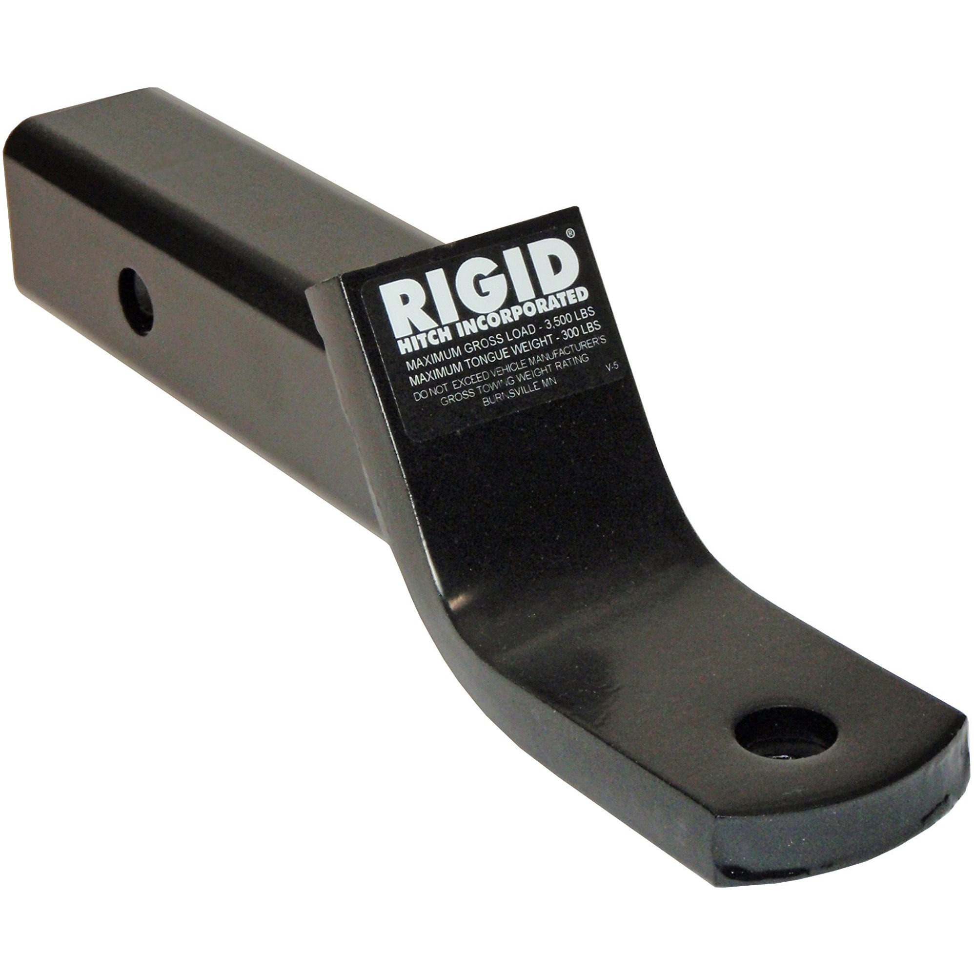 Rigid Hitch Class Iii Hitch Ball Mount - 3/4 In. Ball Hole - (Ub-008-B) Fits 2-In Receiver, 3,500 Lbs, 2-Inch Drop, Black