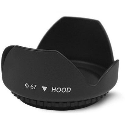 67Mm Digital Tulip Flower Lens Hood And 67Mm Uv Filter For Nikon Coolpix P900, P950 Digital Camera