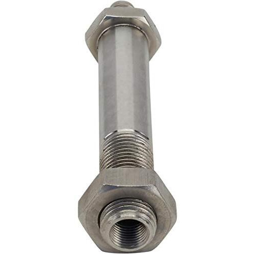 Stainless Thru-Fcompatible With Rame Brake Line Fittings, 2-1/4-2-3/4 Inch