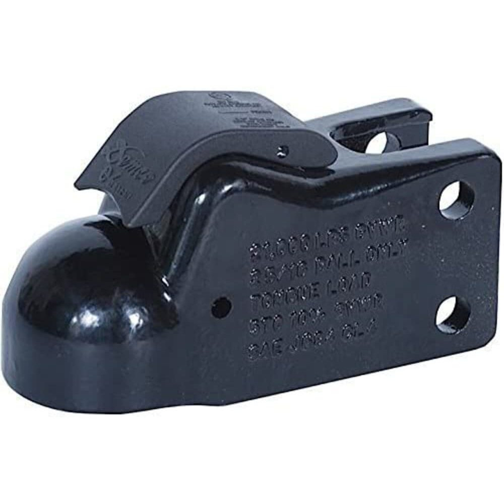 Demco 14040-81 Ez-Latch 2-5/16&quot 21K Gvwr Channel-Mount Cast Coupler - Bolt-On W/Composite Handle