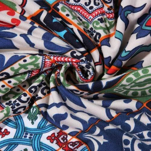 Hyha Couch Cover, Loveseat Covers, Floral Pattern, Stretch, Printed, 3 Pieces, Sofa Slipcovers, For 2 Separate Cushion Couch Sofa, Washable Furniture Protector For Dogs(Loveseat, Patchwork Moroccan)