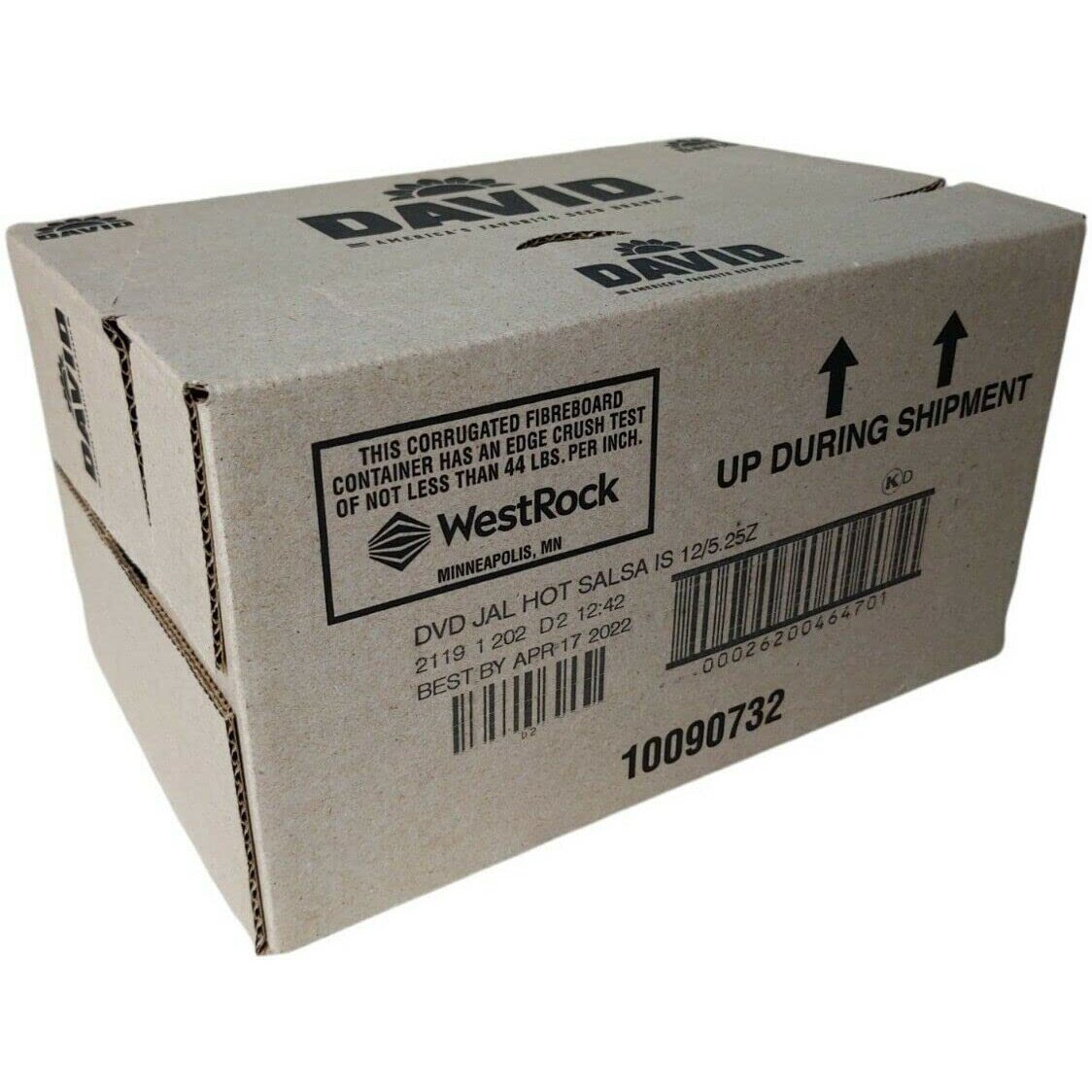 David's Sunflower Seeds Jalapeno, 5.25 Ounce (Pack Of 12)