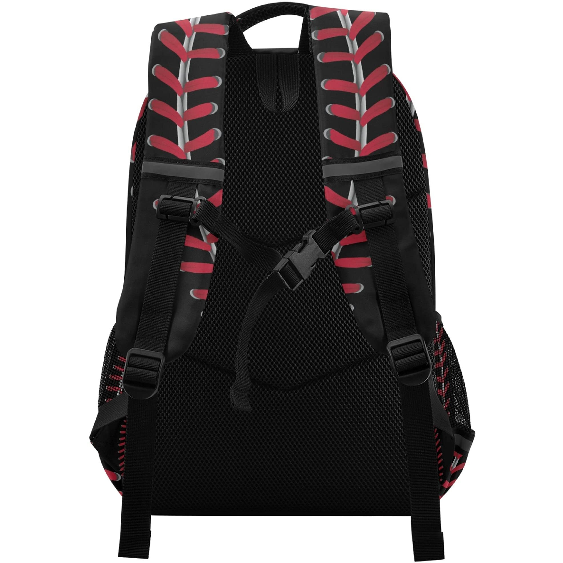 Glaphy Baseball Backpacks Laptop School Book Bag Lightweight Daypack For Men Women Teens Kids