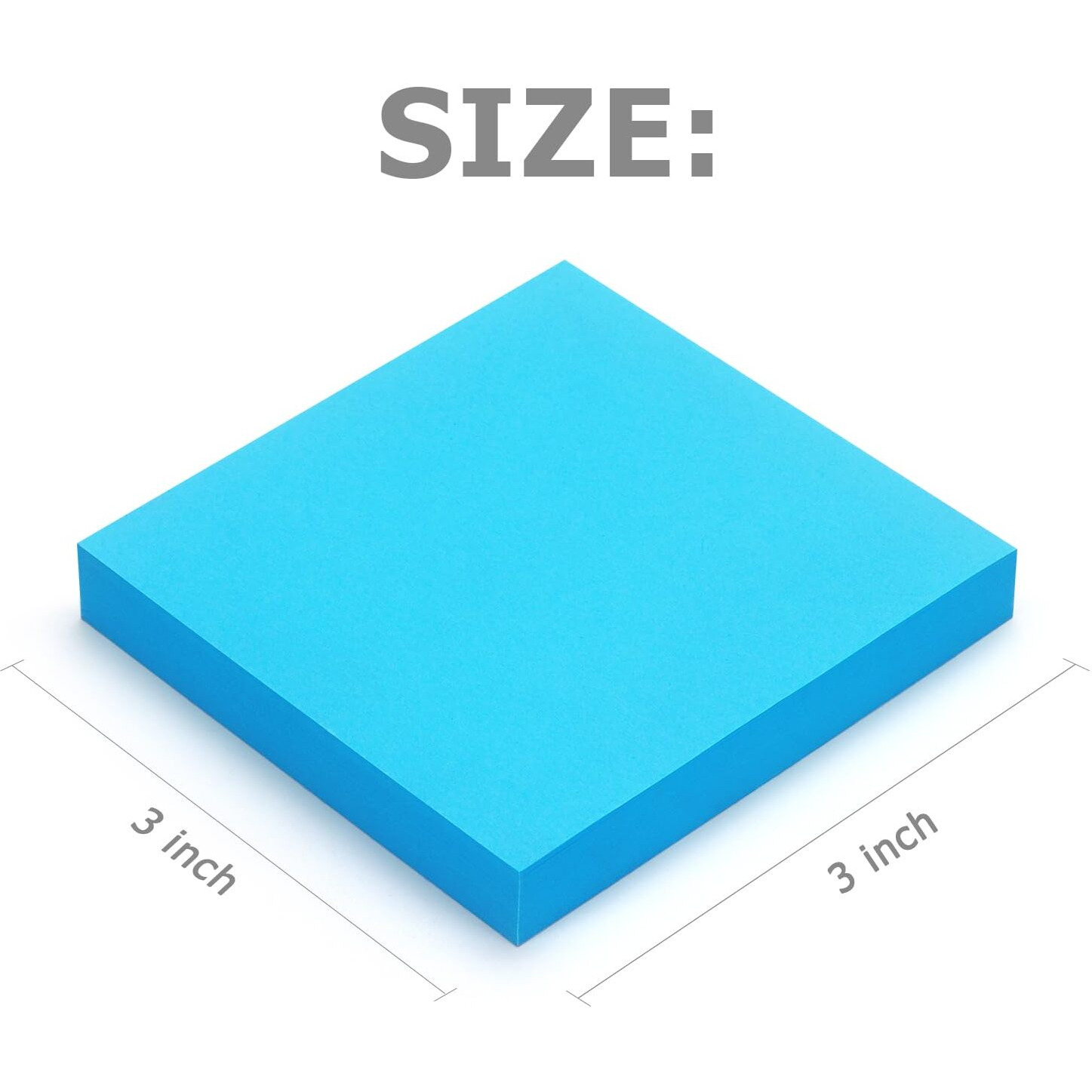 Pop Up Sticky Notes 3X3 Inch Bright Colors Self-Stick Pads 24 Pads/Pack 70 Sheets/Pad Total 1680 Sheets
