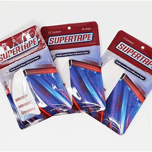 36 Supertape For Hair Piece Lace Wig And Toupee Contour Shape &quotC By Truetape