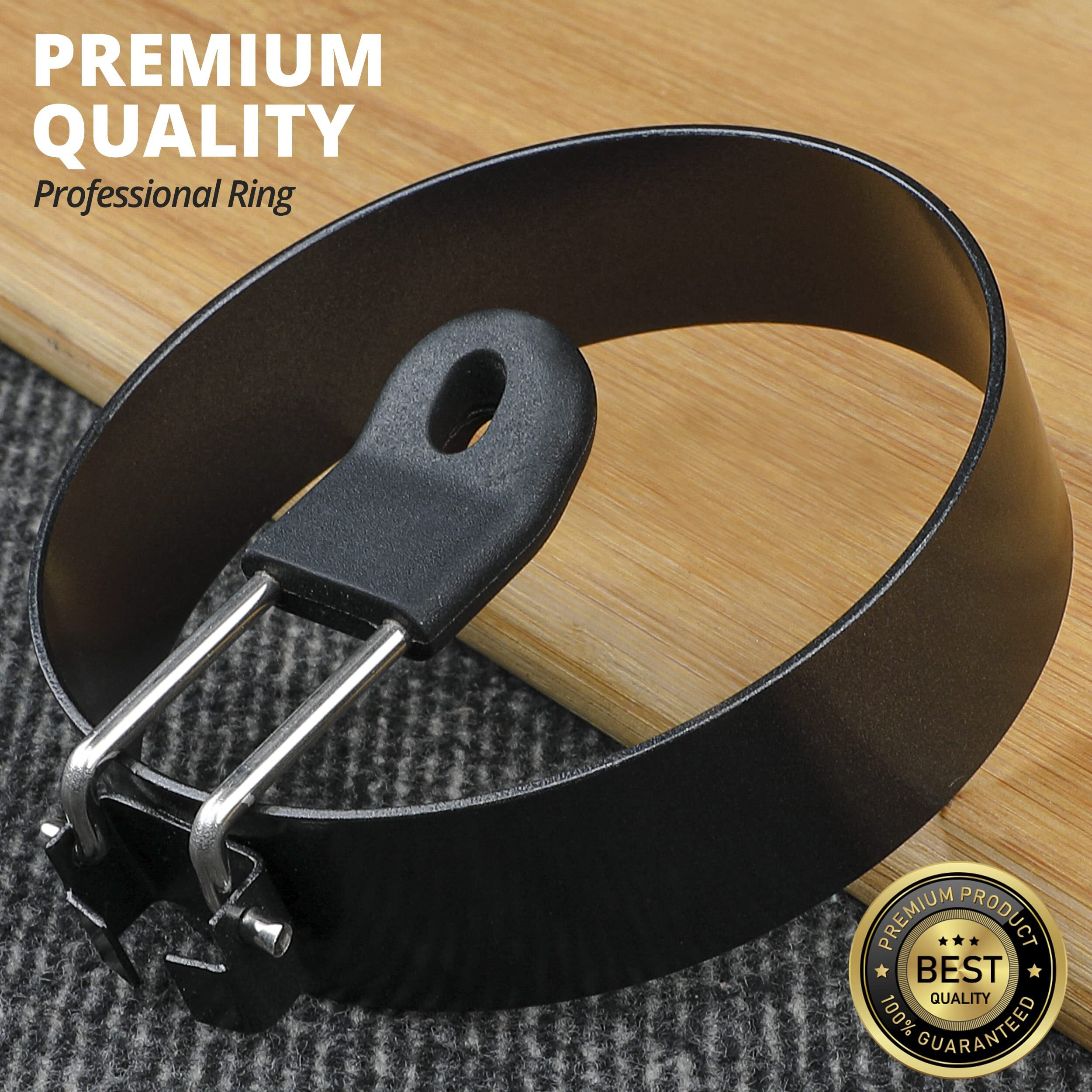 Funutters Egg Rings, 3.5'', Nonstick, Professional And Large, Stainless Steel Egg Rings For Frying Eggs And Egg Mcmuffins, Egg Mold For Breakfast, Mini Pancakes, And Fried Eggs