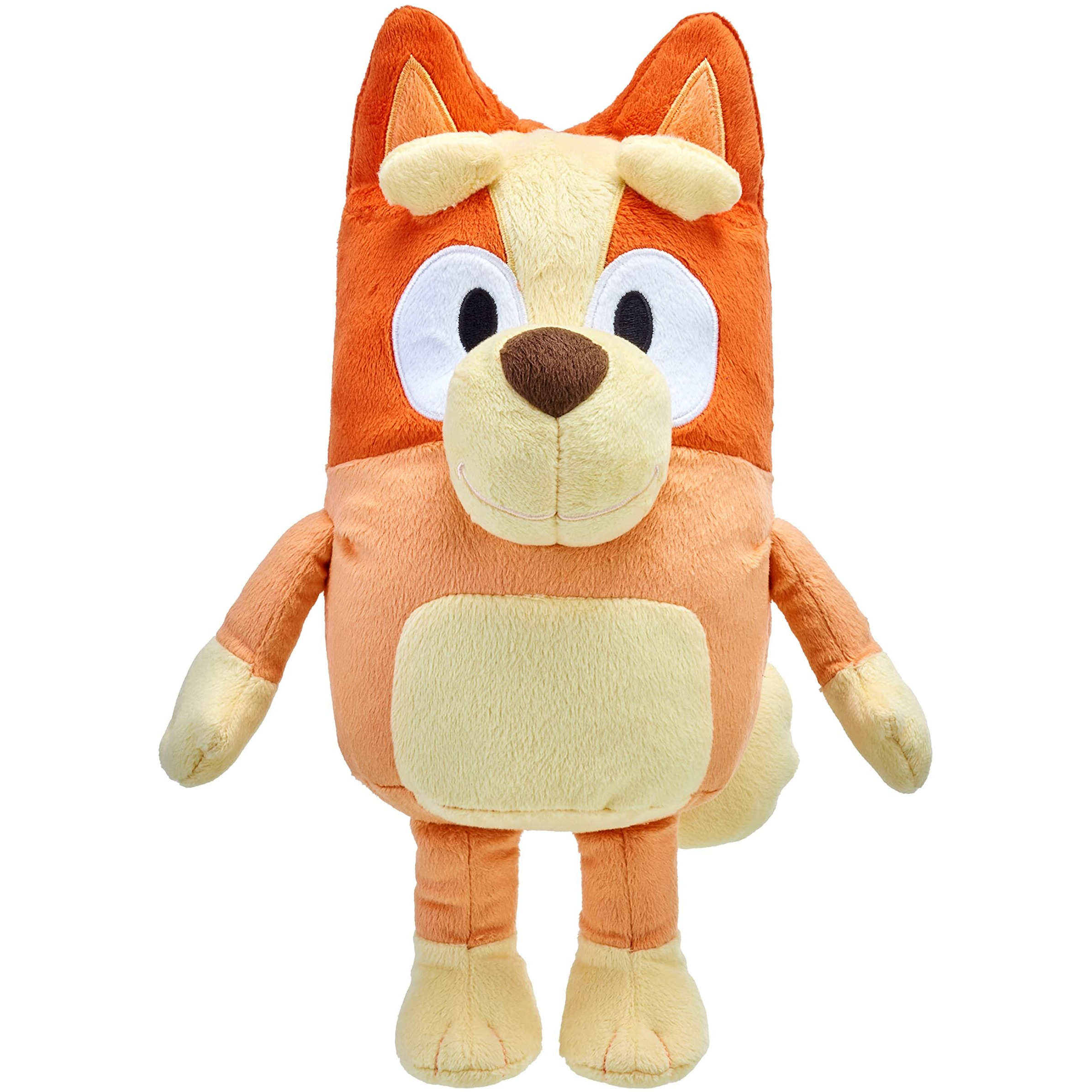 Bluey - 12" Talking Bingo Plush - Interactive - Sing Along With Bingo, 9 Different Phrases, Multicolor, 17137