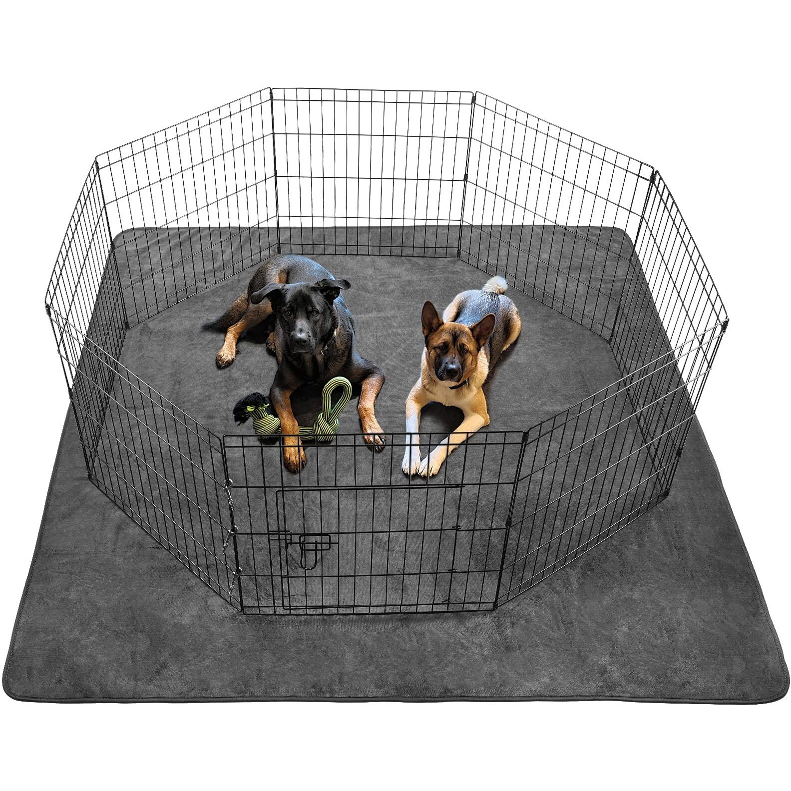 Dog Pee Pad Washable Extra Large, 72X72 Instant Absorb Training Pads, Non-Slip Pet Playpen Mat Waterproof Reusable Floor Mat For Puppy, Senior Dog Whelping Incontinence Housebreaking