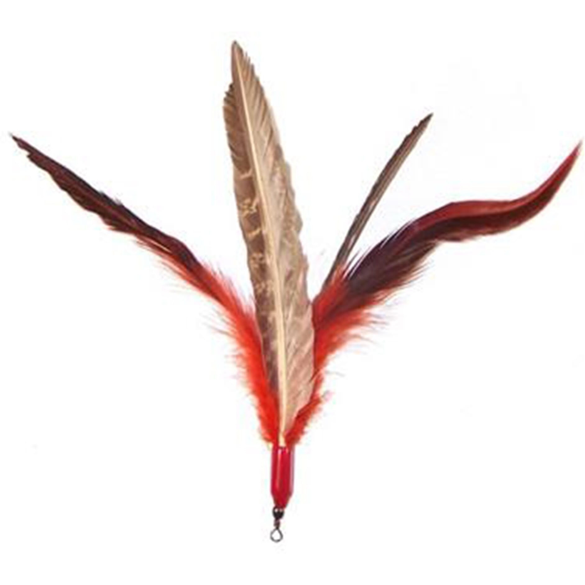 Go Cat Da Bird Super Refill 12-Pack (Genuine Guinea Feathers)
